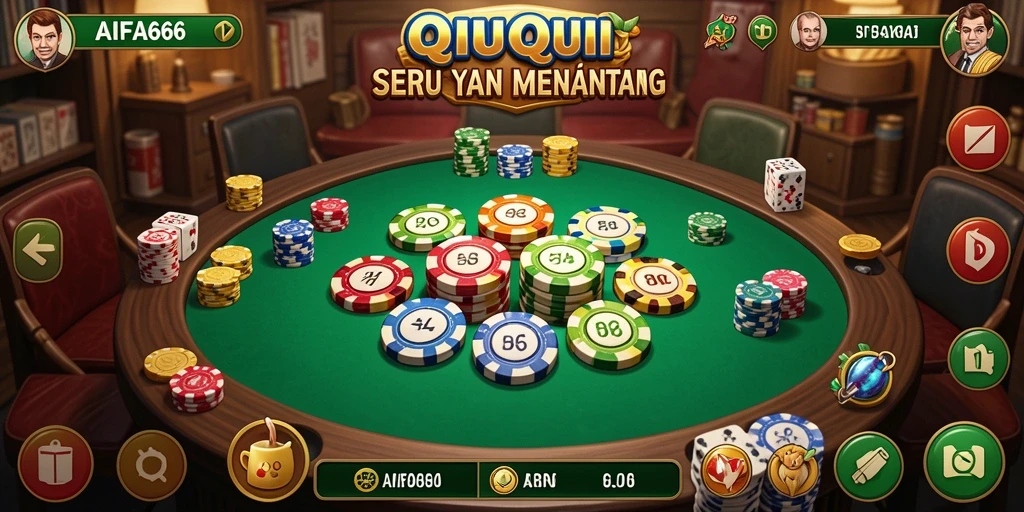 Tampilan gameplay QiuQiu yang menegangkan di AIFA66.