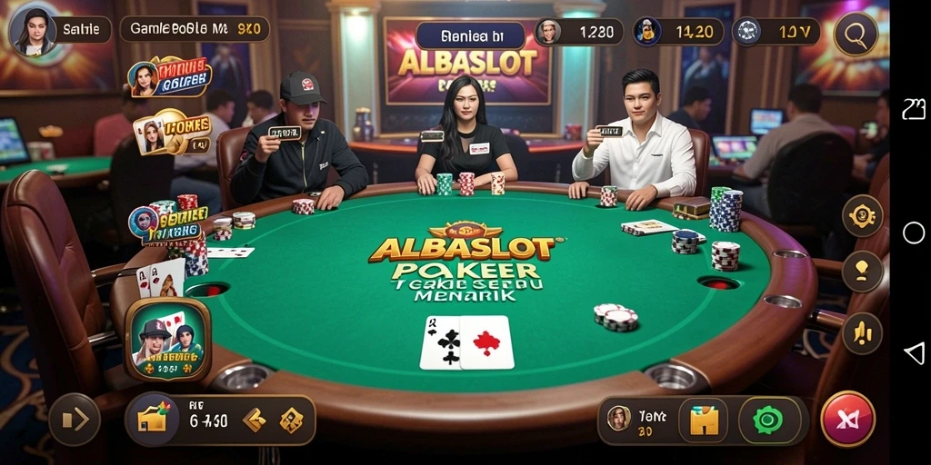 Tampilan gameplay yang menegangkan dan interaktif di ALBASLOT.