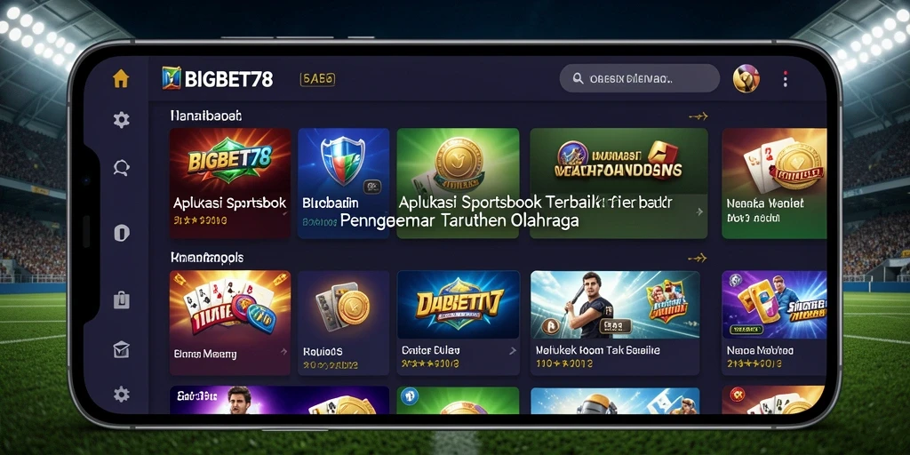 Tampilan gameplay Sportsbook yang menarik dan interaktif.