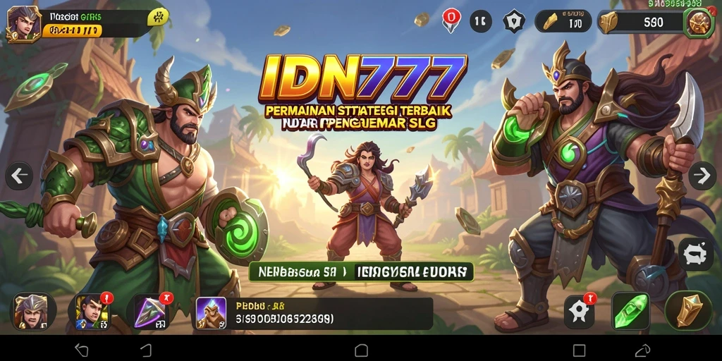 Tampilan gameplay SLG yang mendebarkan di IDN777.