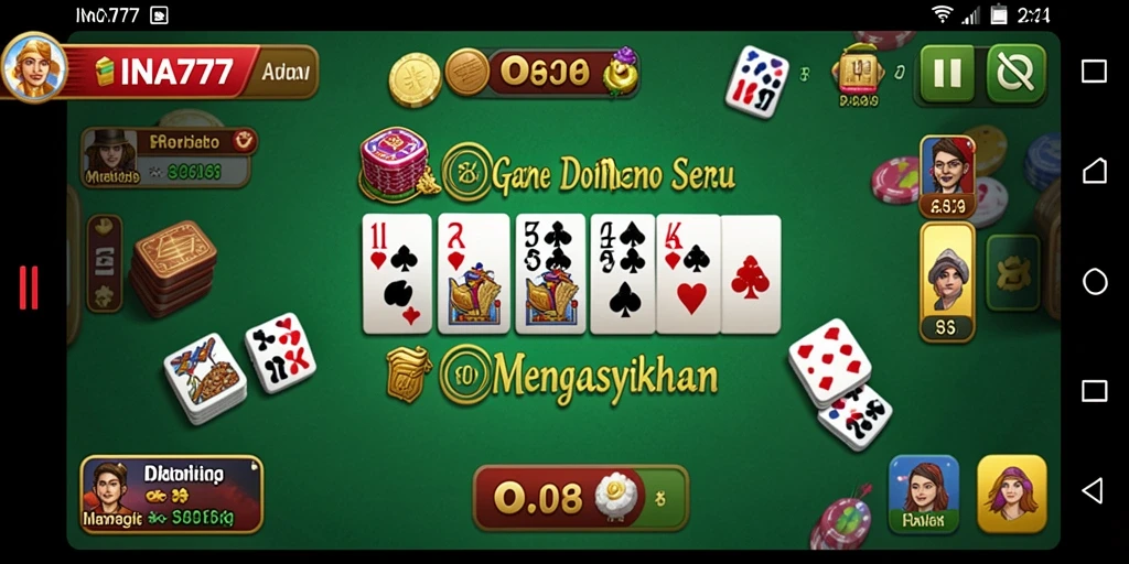 Tampilan gameplay seru dan kompetitif dari INA777.