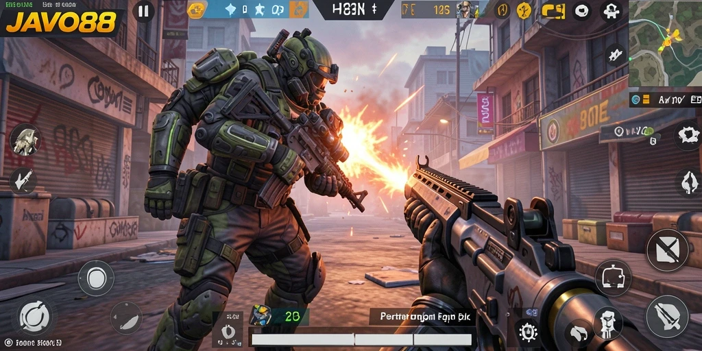 Gameplay menegangkan dengan pertarungan seru di JAVO88.