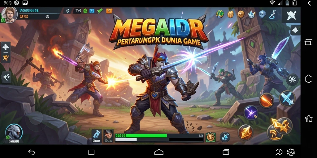 Tampilan gameplay <strong>MEGAIDR</strong> yang intens dan menarik.