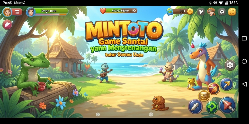 Tampilan gameplay MINTOTO yang ceria dan menawan.