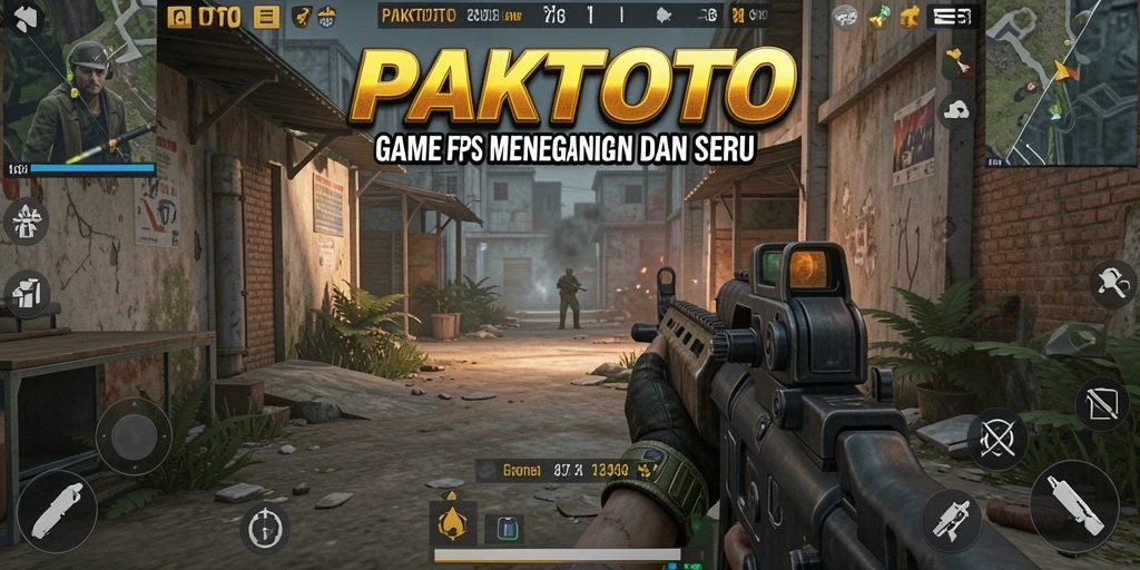 Screenshot gameplay PAKTOTO menampilkan action seru dalam pertempuran FPS.