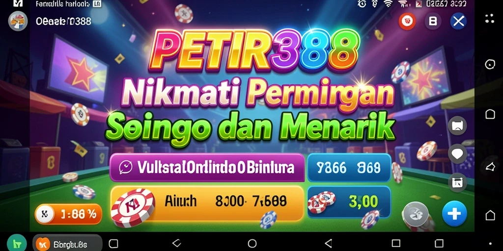 Screenshot gameplay Bingo PETIR388 yang menampilkan keseruan bermain.
