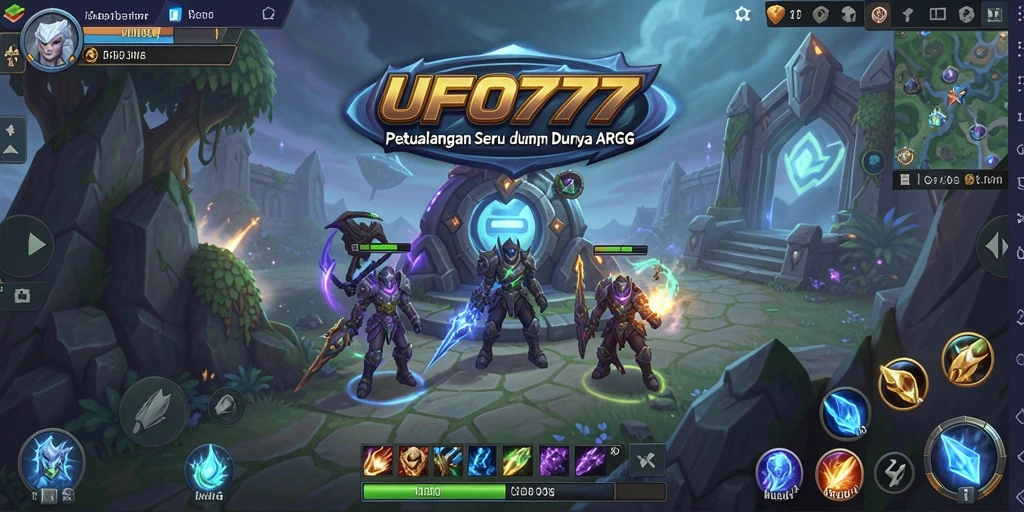 Tampilan gameplay ARPG yang seru di UFO777.